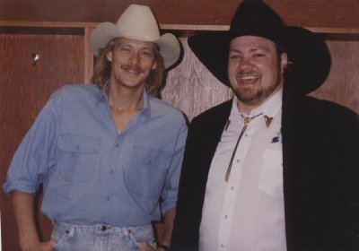 Barrett with Alan Jackson