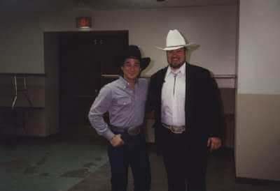 Barrett with Clint Black