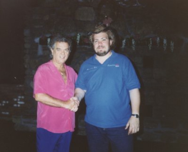 Barrett with Conway Twitty