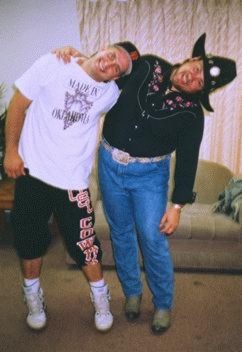 Barrett with Garth Brooks