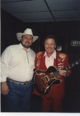 Barrett with Roy Clark
