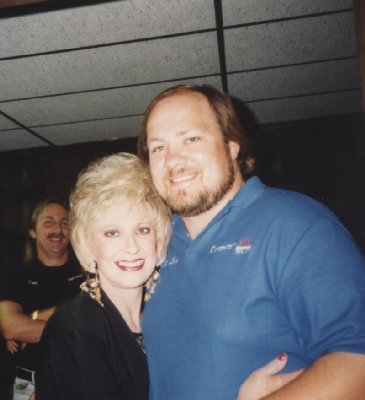 Barrett with Tammy Wynette