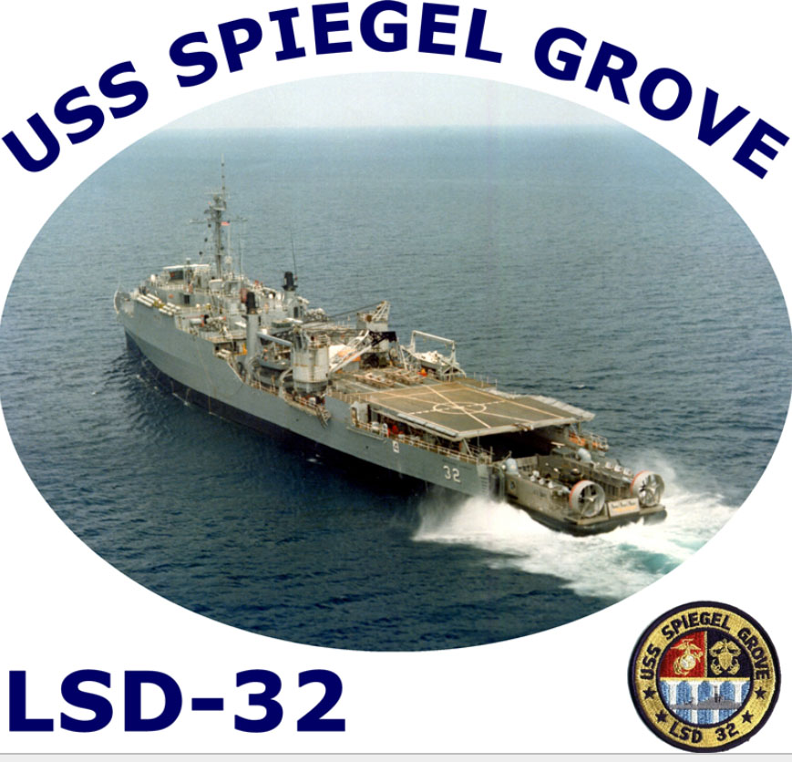 USS Spiegel Grove lying on her starboard side — 2002/2003